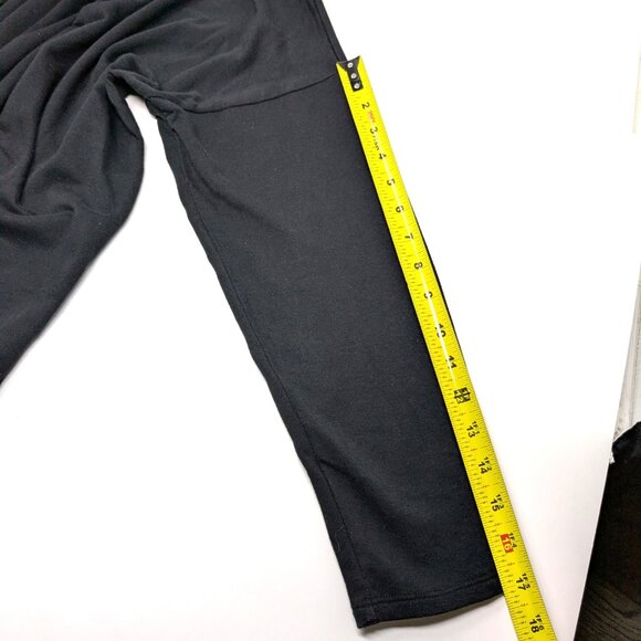 Eileen Fisher Oversized Funnel Neck Tunic Top Large Black Brushed Terry Tencel - Picture 13 of 13